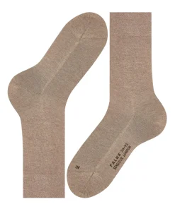 FALKE Sensitive London herensokken, bruin (nutmeg mel)
