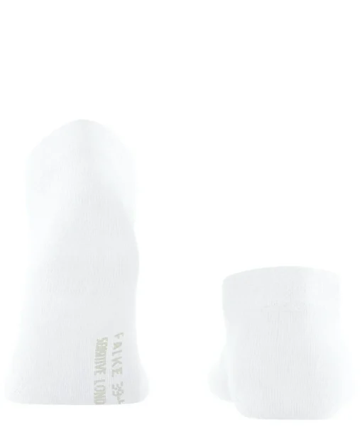 FALKE Sensitive London heren sneakersokken, wit (white)