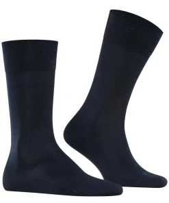 FALKE Sensitive Malaga herensokken, blauw (dark navy)