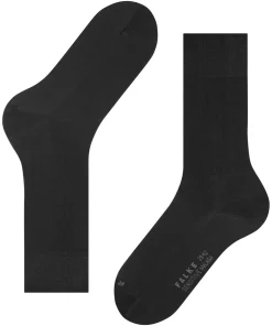 FALKE Sensitive Malaga herensokken, zwart (black)
