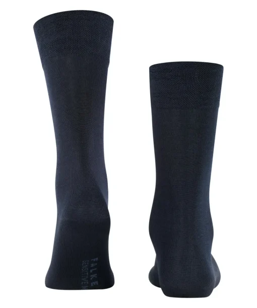 FALKE Sensitive Malaga herensokken, blauw (dark navy)