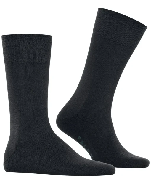 FALKE Sensitive New York herensokken, donkerblauw (dark navy)