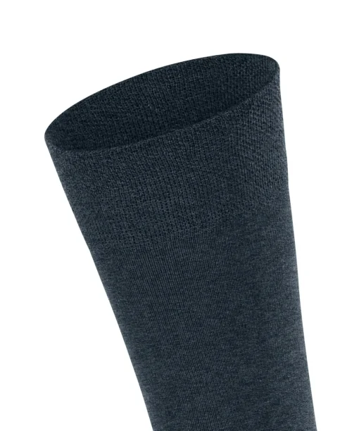 FALKE Sensitive New York herensokken, donkerblauw (navy mel.)