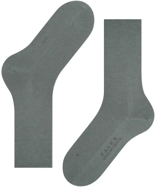 FALKE Sensitive New York herensokken, grijs (light grey)