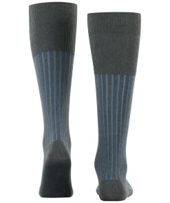 FALKE Shadow heren kniekousen, antraciet (anthracite mel.)