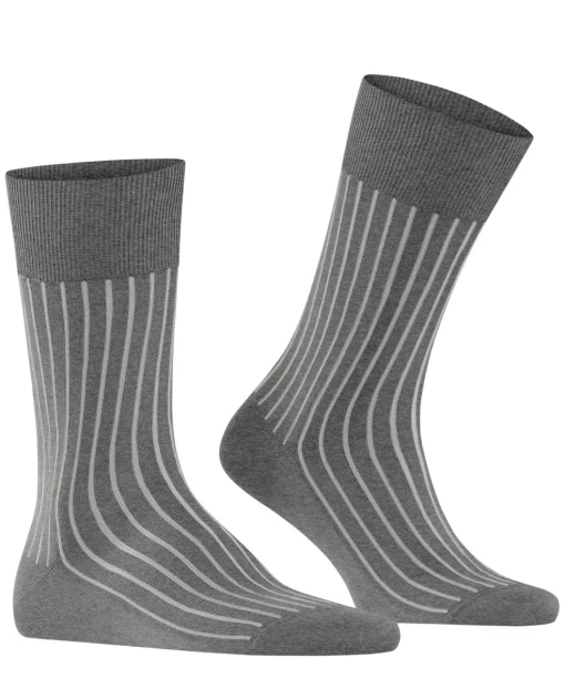 FALKE Shadow herensokken, grijs melange (steel melangeange)