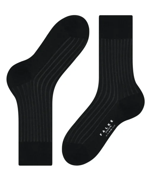 FALKE Shadow herensokken, grijs (grey-white)