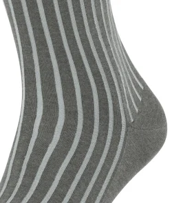 FALKE Shadow herensokken, grijs melange (steel melangeange)