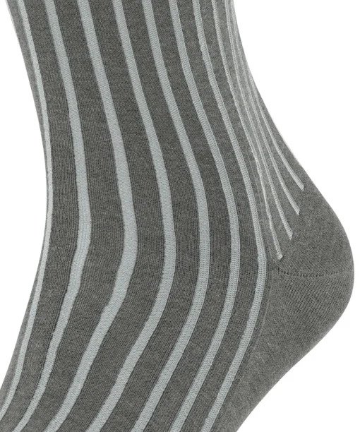 FALKE Shadow herensokken, grijs melange (steel melangeange)