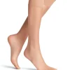 FALKE Shelina 12 DEN dames kniekousen, beige (sun)