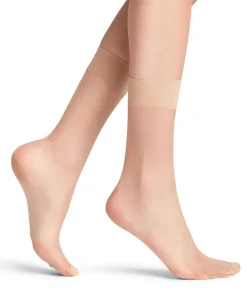 FALKE Shelina 12 DEN dames sokjes, beige (powder)