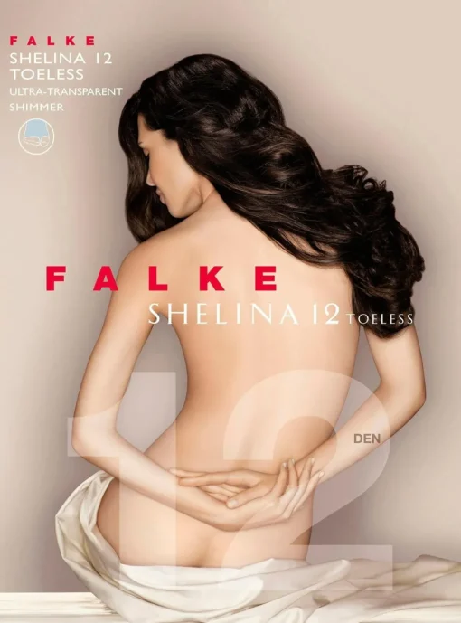 FALKE Shelina Toeless 12 DEN dames panty, powder