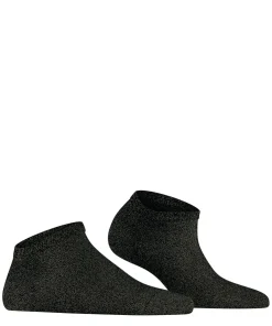 FALKE Shiny dames sneakersokken, zwart (black)