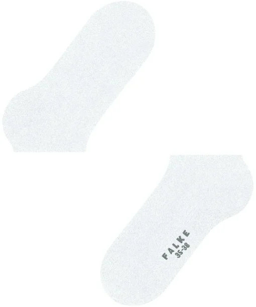 FALKE Shiny dames sneakersokken, wit (white)