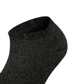 FALKE Shiny dames sneakersokken, zwart (black)