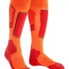 FALKE SK4 Advanced heren skiing kniekousen, oranje (flash orange)