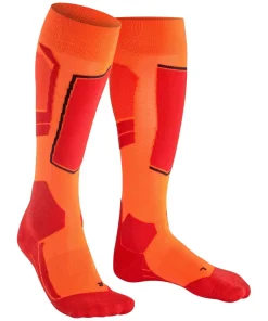 FALKE SK4 Advanced heren skiing kniekousen, oranje (flash orange)