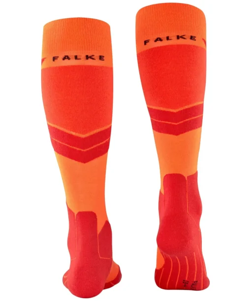 FALKE SK4 Advanced heren skiing kniekousen, oranje (flash orange)