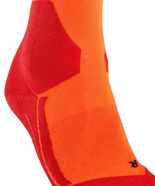FALKE SK4 Advanced heren skiing kniekousen, oranje (flash orange)
