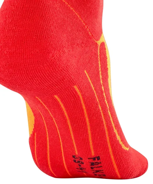 FALKE SK4 Advanced heren skiing kniekousen, oranje (flash orange)