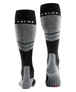 FALKE SK4 Advanced heren skiing kniekousen, zwart (black-mix)