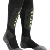 FALKE SK5 Expert heren skiing kniekousen, zwart (black-lightning)