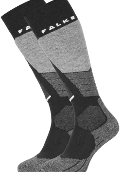 FALKE SK2 heren skisokken, zwart (black-mix)