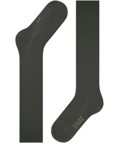 FALKE Softmerino dames kniekousen, olijfgroen (military)