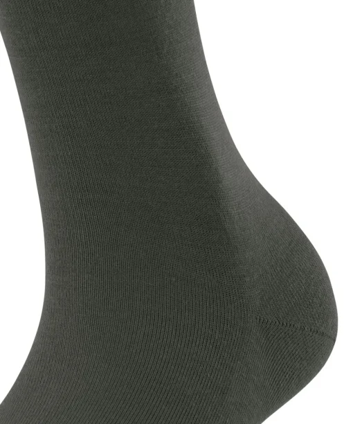 FALKE Softmerino dames kniekousen, olijfgroen (military)