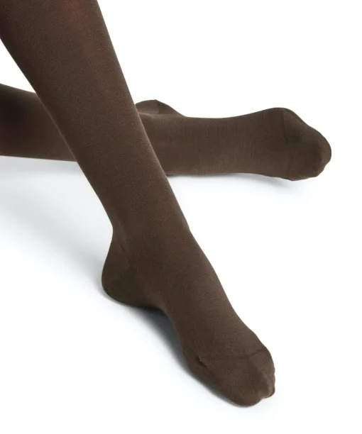 FALKE Softmerino dames panty, dark brown