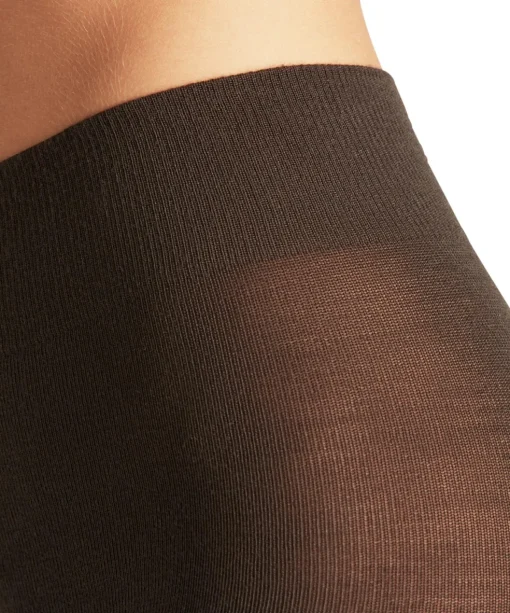 FALKE Softmerino dames panty, dark brown