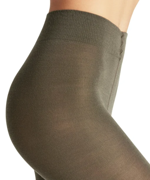FALKE Softmerino dames panty, military