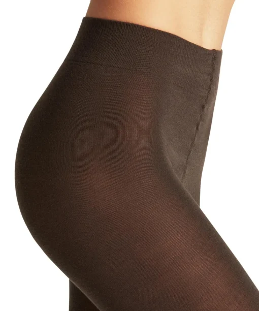 FALKE Softmerino dames panty, dark brown