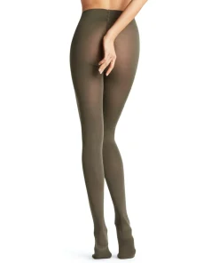 FALKE Softmerino dames panty, military