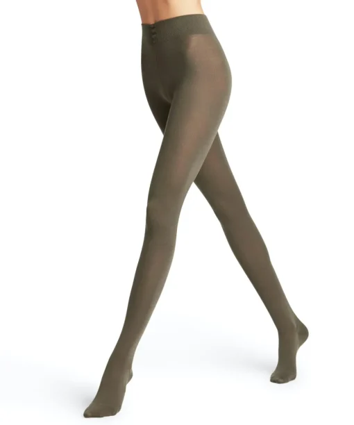FALKE Softmerino dames panty, military