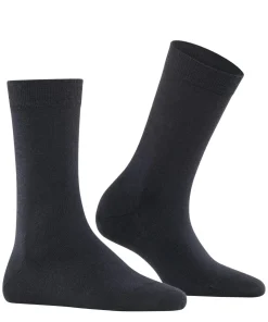 FALKE Softmerino damessokken, donkerblauw (dark navy)