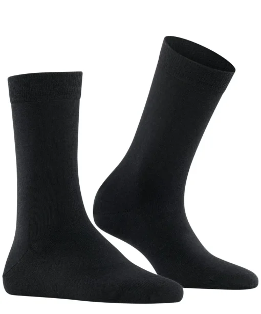 FALKE Softmerino damessokken, zwart (black)