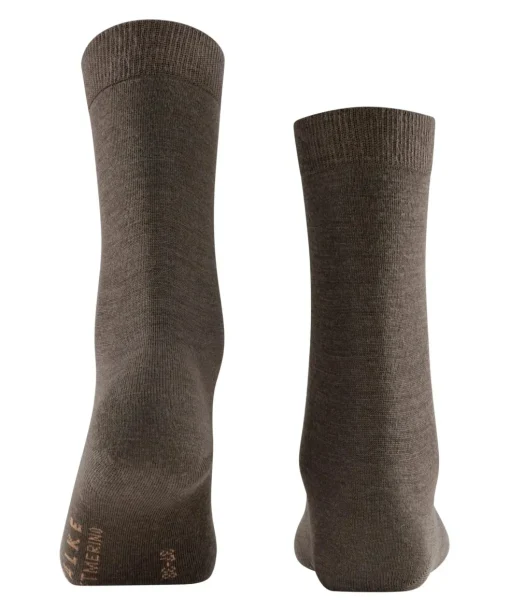 FALKE Softmerino damessokken, bruin (dark brown)