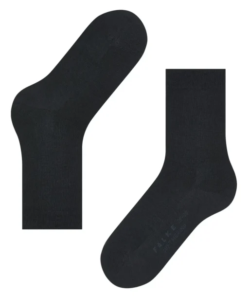 FALKE Softmerino damessokken, donkerblauw (dark navy)