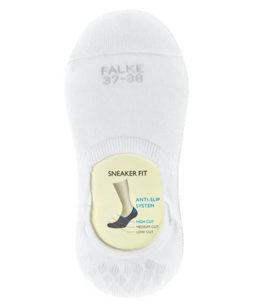 FALKE Step High Cut dames kousenvoetjes, wit (white)