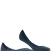 FALKE Step Medium Cut dames kousenvoetjes, donkerblauw (navy melangeange)