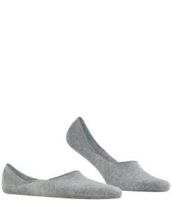 FALKE Step Medium Cut heren kousenvoetjes, grijs (light greymelangeange)