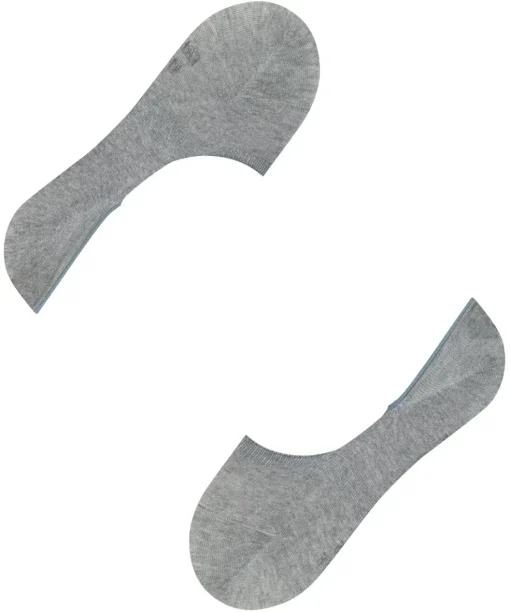 FALKE Step Medium Cut heren kousenvoetjes, grijs (light greymelangeange)