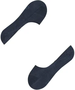 FALKE Step Medium Cut heren kousenvoetjes, donkerblauw (dark navy)