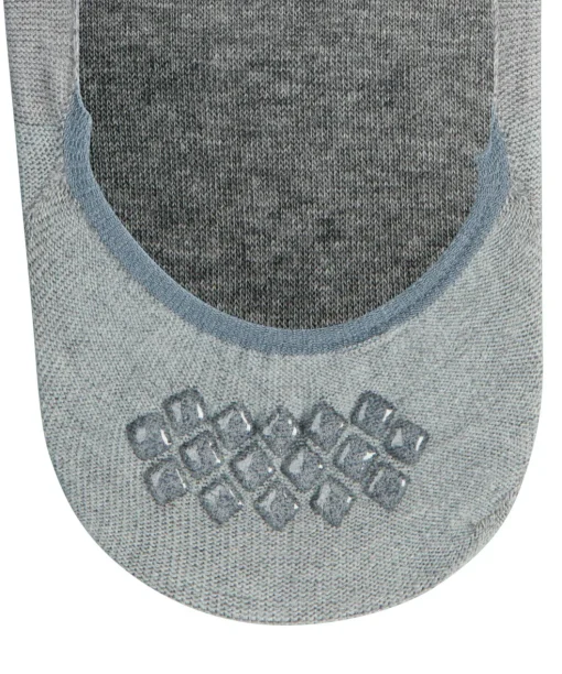 FALKE Step Medium Cut heren kousenvoetjes, grijs (light greymelangeange)