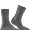 FALKE Striggings Rib damessokken, donkergrijs (dark grey)