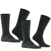 FALKE Swing 2-Pack herensokken (2-pack), antraciet (anthra.mel)