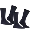 FALKE Swing 2-Pack herensokken (2-pack), blauw (dark navy)