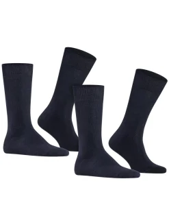 FALKE Swing 2-Pack herensokken (2-pack), blauw (dark navy)