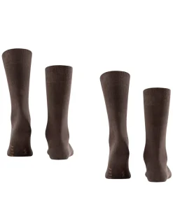 FALKE Swing 2-Pack herensokken (2-pack), bruin (brown)